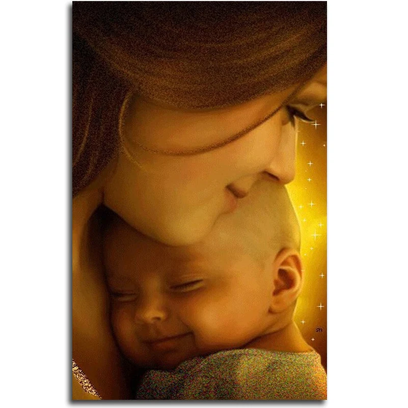Maternal Love Diamond Painting Mother and Child Set For Embroidery Mosaic Painting Cross-Stitch Kit Picture Of Rhinestones Drill
Maternal Love Diamond Painting Mother and Child Set For Embroidery Mosaic Painting Cross-Stitch Kit Picture Of Rhinestones Drill