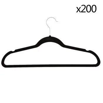 Black Velvet Non-Slip Thin Clothes Clothing Hangers Space Saving Closet Storage Helper Household
Black Velvet Non-Slip Thin Clothes Clothing Hangers Space Saving Closet Storage Helper Household