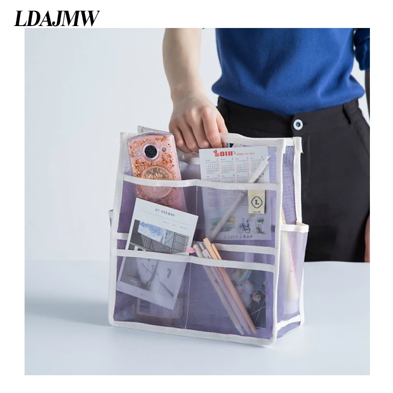 LDAJMW Mesh Fabric Transparent Storage Bag Travel Organizer Multi Pockets Grid Ventilation Beach Pool Totes Bathroom Accessories
LDAJMW Mesh Fabric Transparent Storage Bag Travel Organizer Multi Pockets Grid Ventilation Beach Pool Totes Bathroom Accessories