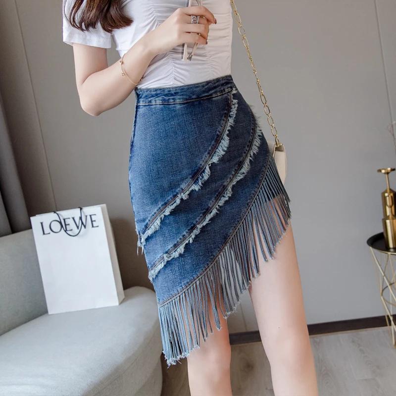 Sexy Women Tassels Mini Denim Skirts Fashion Female High Waist Shorts Skirts Woman Sexy Tassels Skirt
Sexy Women Tassels Mini Denim Skirts Fashion Female High Waist Shorts Skirts Woman Sexy Tassels Skirt