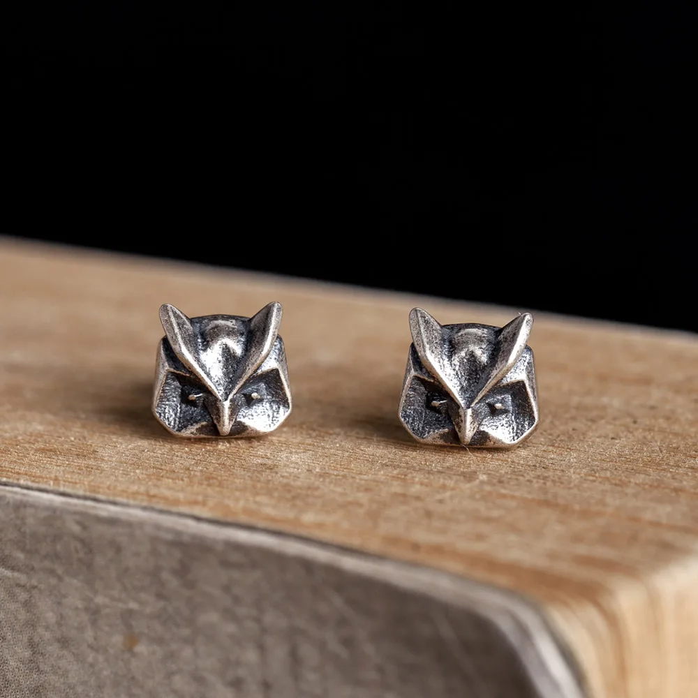 Dark Dream s925 sterling silver wild geometric owl ear jewelry personalized independent design earrings wholesale
Dark Dream s925 sterling silver wild geometric owl ear jewelry personalized independent design earrings wholesale