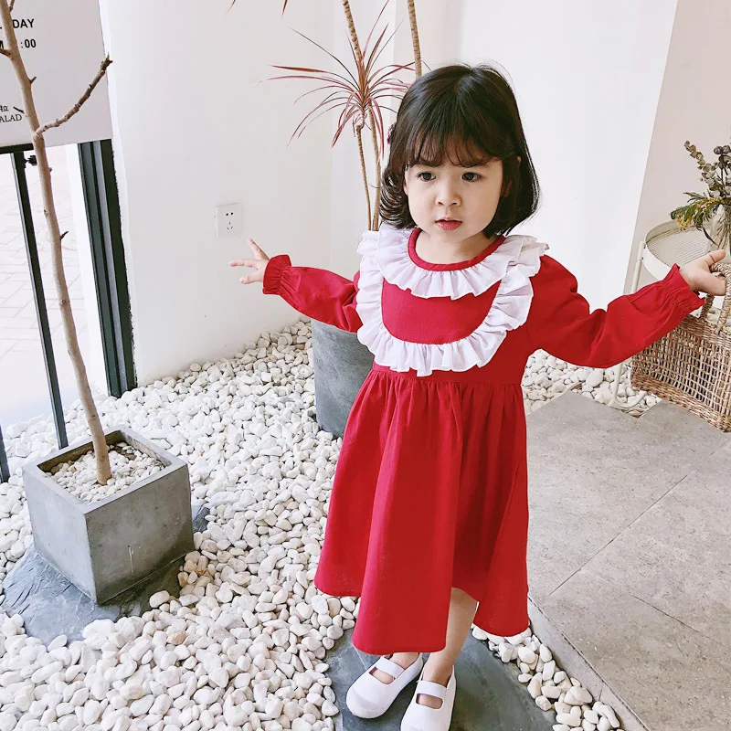 Roimyal Wholesale free shipping Princess spring/summer children retro court double ear lace girls dress long-sleeved party dress
Roimyal Wholesale free shipping Princess spring/summer children retro court double ear lace girls dress long-sleeved party dress