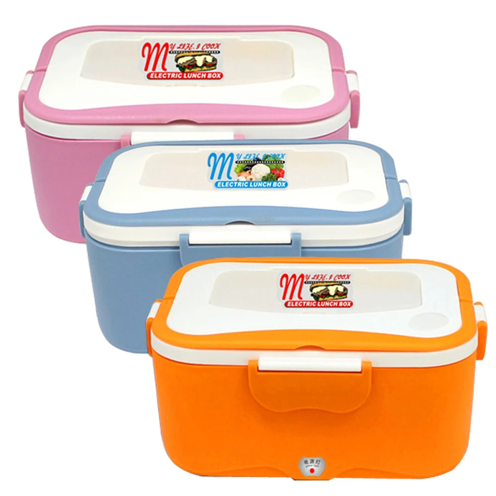 C-FUNN 1,5 L 12V//24V Coche El/éctrico Caja De Almuerzo Al Aire Libre Viaje Calentador De Comida Cami/ón Lunch Box-24V