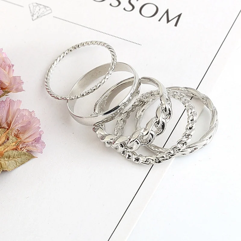 5PCS Fashion Jewelry New Korean Bangtan Boys Album BTS Ring Kim Tae Hyung Rings Set Vintage Bague Argent Rings For Women Men
5PCS Fashion Jewelry New Korean Bangtan Boys Album BTS Ring Kim Tae Hyung Rings Set Vintage Bague Argent Rings For Women Men
