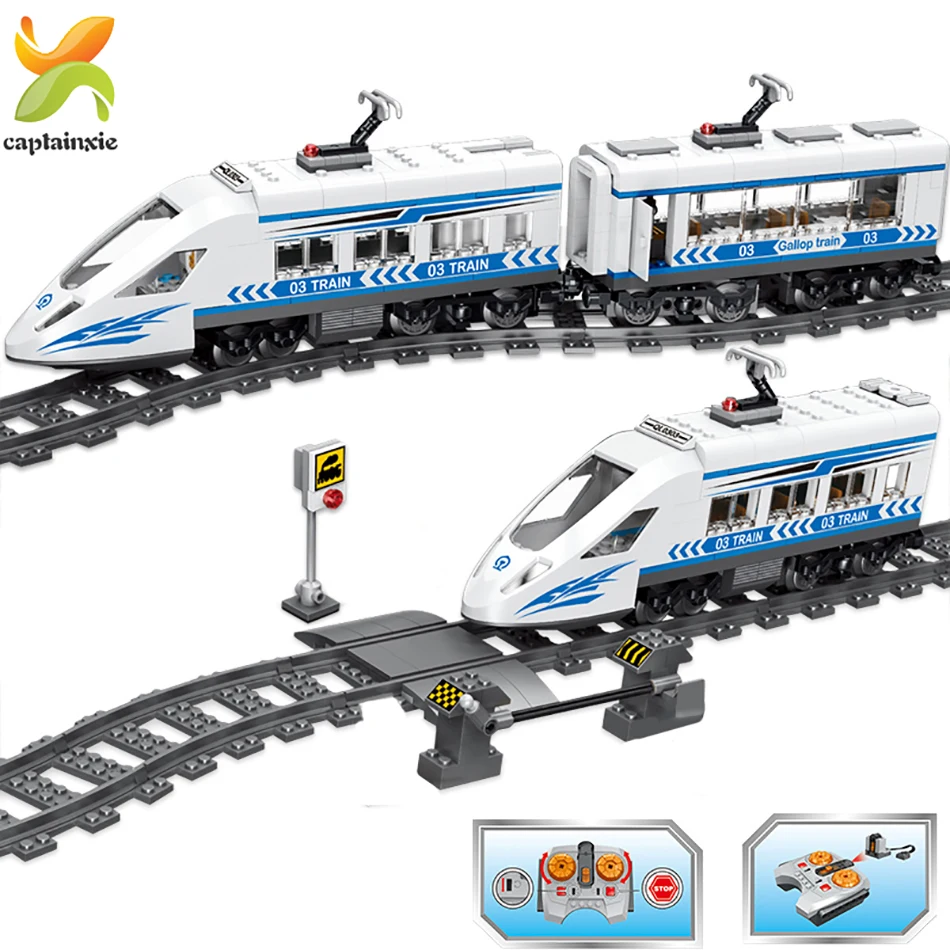 583PCS High-Speed Rails Train Transport Building Blocks Juguetes Juguetes City Architecture Construction Toys For Children
583PCS High-Speed Rails Train Transport Building Blocks Juguetes Juguetes City Architecture Construction Toys For Children