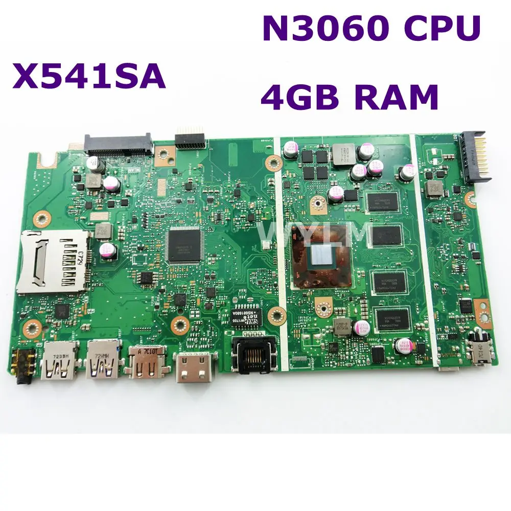 X541SA N3060 cpu 4 ГБ ОЗУ материнская плата REV 2 0 для ASUS X541 X541S ноутбука 90NB0CH0 R00010 тест ОК