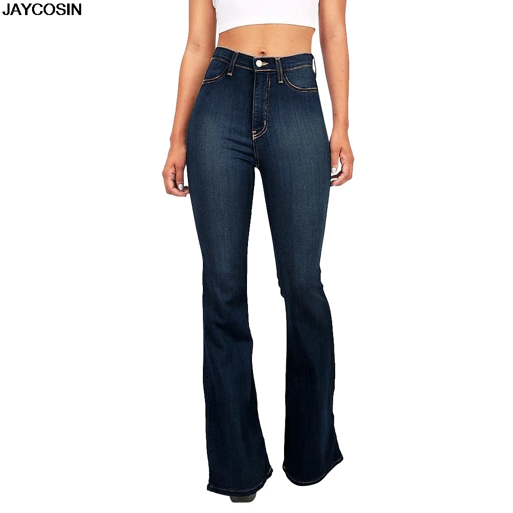 JAYCOSIN jeans New Women's High Waist Pocket Wide Leg Jeans Flared Skinny Button Trousers Pant jean hot sale high quality 9610
JAYCOSIN jeans New Women's High Waist Pocket Wide Leg Jeans Flared Skinny Button Trousers Pant jean hot sale high quality 9610