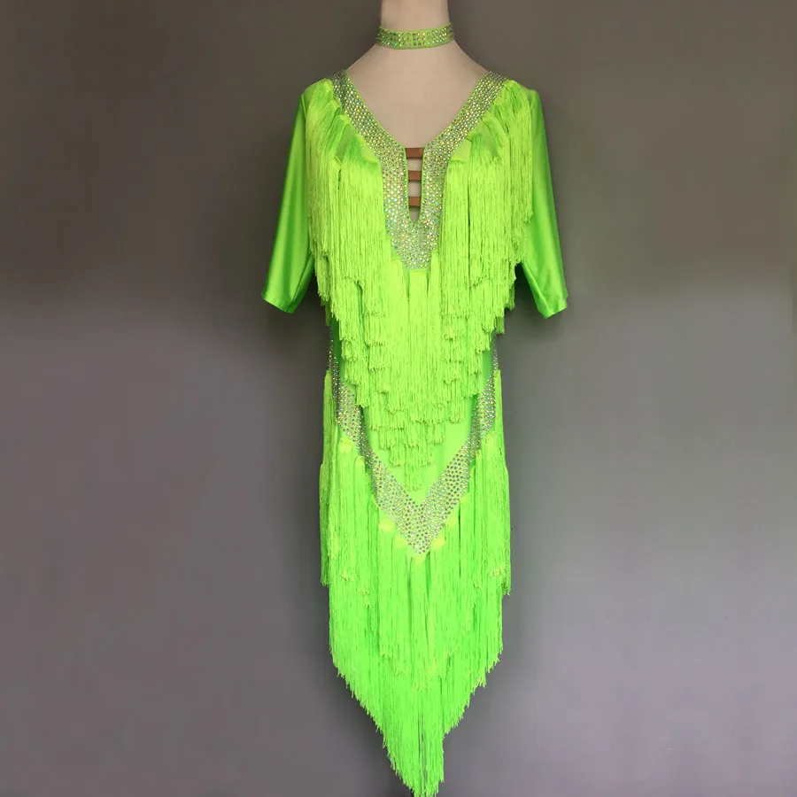 Customized children's Latin dance competition adult Latin dance performance Latin dance performance Latin dance dress
Customized children's Latin dance competition adult Latin dance performance Latin dance performance Latin dance dress