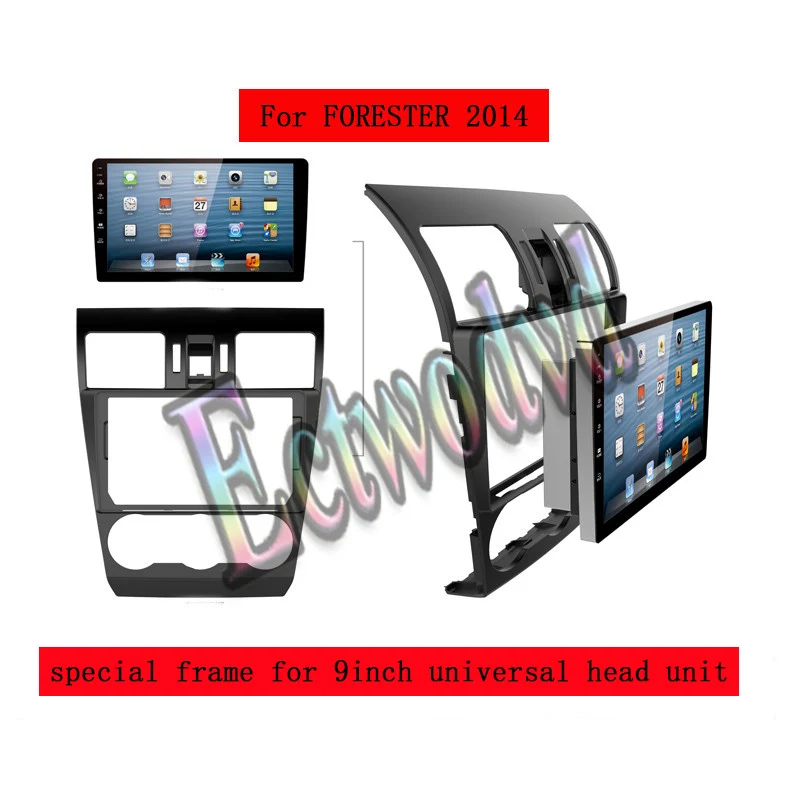 Special Car Radio Fascia for Subaru Forester 2013 2014 2015 2016 9inch Universal Head Unit Car Refitting Stereo Frame Dash Panel
Special Car Radio Fascia for Subaru Forester 2013 2014 2015 2016 9inch Universal Head Unit Car Refitting Stereo Frame Dash Panel
