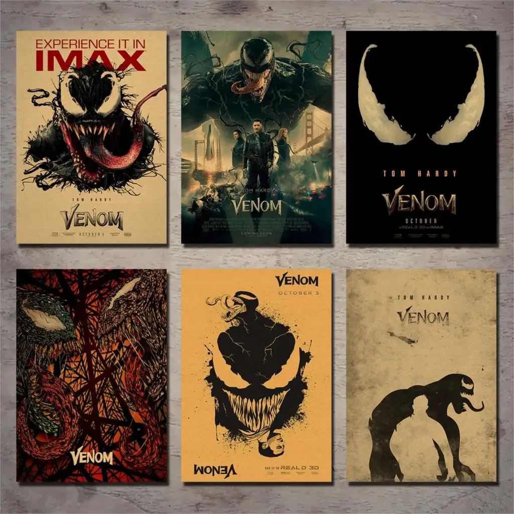 Venom Venom: Deadly Guardian Movie Poster Vintage Decorative Wall Sticker Retro Poster Kraft Paper Poster
Venom Venom: Deadly Guardian Movie Poster Vintage Decorative Wall Sticker Retro Poster Kraft Paper Poster