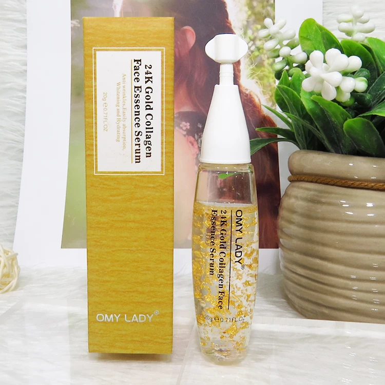 OMY LADY 24K Gold Face Essence Liquid Skin Care Collagen Serum Anti Aging Nutritious Moisturizing Serum Whitening Essence TSLM1
OMY LADY 24K Gold Face Essence Liquid Skin Care Collagen Serum Anti Aging Nutritious Moisturizing Serum Whitening Essence TSLM1