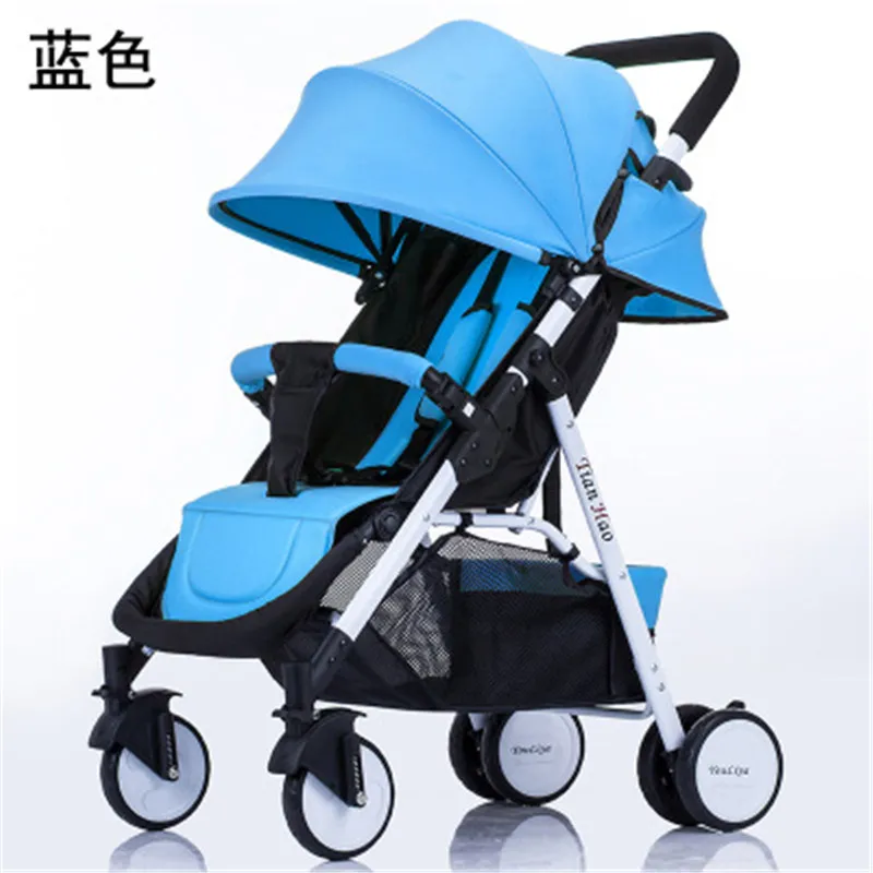 Multifunctional baby stroller light portable can sit and lie folding four wheel shock absorber trolley mini stroller
Multifunctional baby stroller light portable can sit and lie folding four wheel shock absorber trolley mini stroller