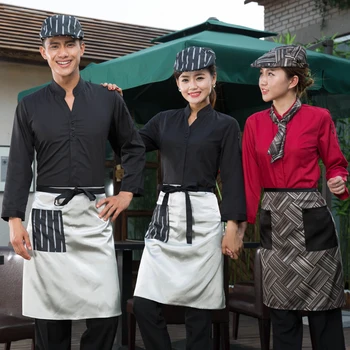 (10 set-Hat&Shirt&Apron&tie)waiter wear female kentuckey work wear long-sleeve cafe uniforms milk tea shop attendant overalls
(10 set-Hat&Shirt&Apron&tie)waiter wear female kentuckey work wear long-sleeve cafe uniforms milk tea shop attendant overalls