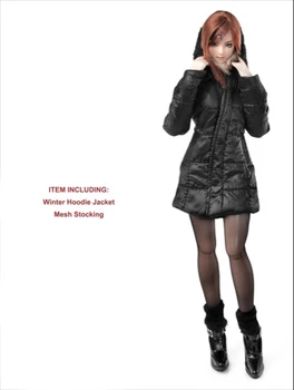 1/6 Scale Womens Black Hoodie Down Coat with Mesh Stockings Model for 12''Figures
1/6 Scale Womens Black Hoodie Down Coat with Mesh Stockings Model for 12''Figures