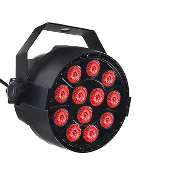 New Professional LED Stage Lights 12 RGB PAR LED DMX Stage Lighting Effect DMX512 Master-Slave Led Flat for DJ Disco Party KTV
New Professional LED Stage Lights 12 RGB PAR LED DMX Stage Lighting Effect DMX512 Master-Slave Led Flat for DJ Disco Party KTV