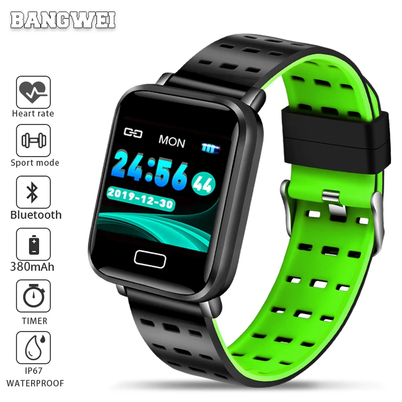 BANGWEI Smart Sport Watch Men IP67 Waterproof Fitness Watch Pedometer Tracker Women's Heart Rate Monitor Watch Relogio masculino
BANGWEI Smart Sport Watch Men IP67 Waterproof Fitness Watch Pedometer Tracker Women's Heart Rate Monitor Watch Relogio masculino