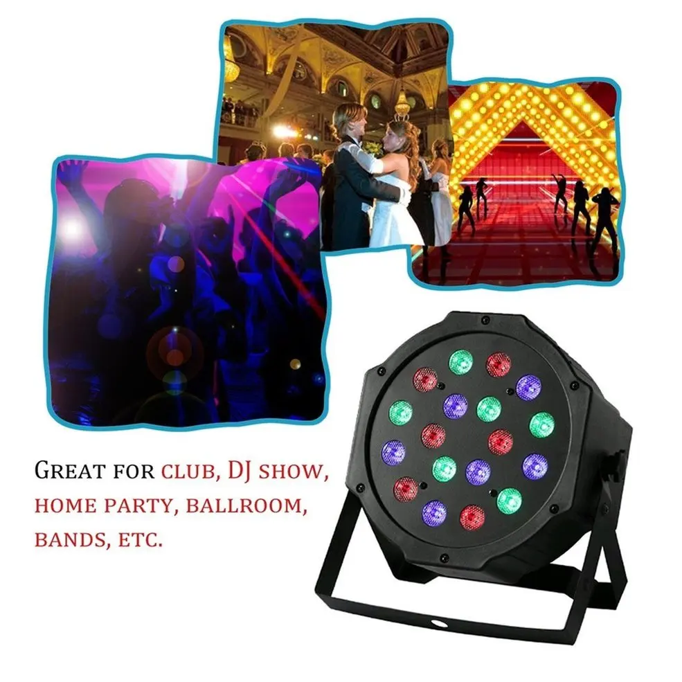 18W 18LED Mixing Colors Stage Light 6 Channel Wedding Party DJ Club Light European style
18W 18LED Mixing Colors Stage Light 6 Channel Wedding Party DJ Club Light European style