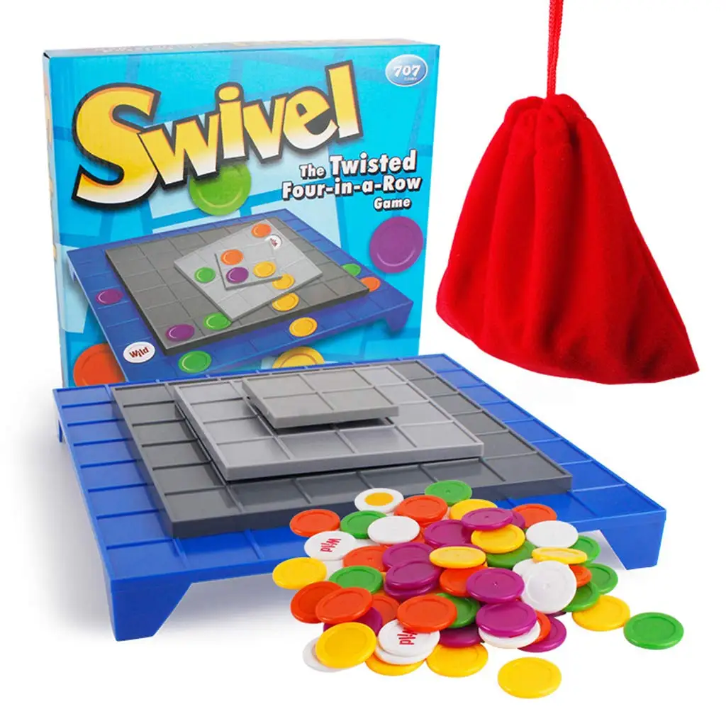 Swivel Twisted Four-in-a-Row Game Party Family Fun Game Chess Educational Toys Birthday Gift for Children Toddler Kids
Swivel Twisted Four-in-a-Row Game Party Family Fun Game Chess Educational Toys Birthday Gift for Children Toddler Kids