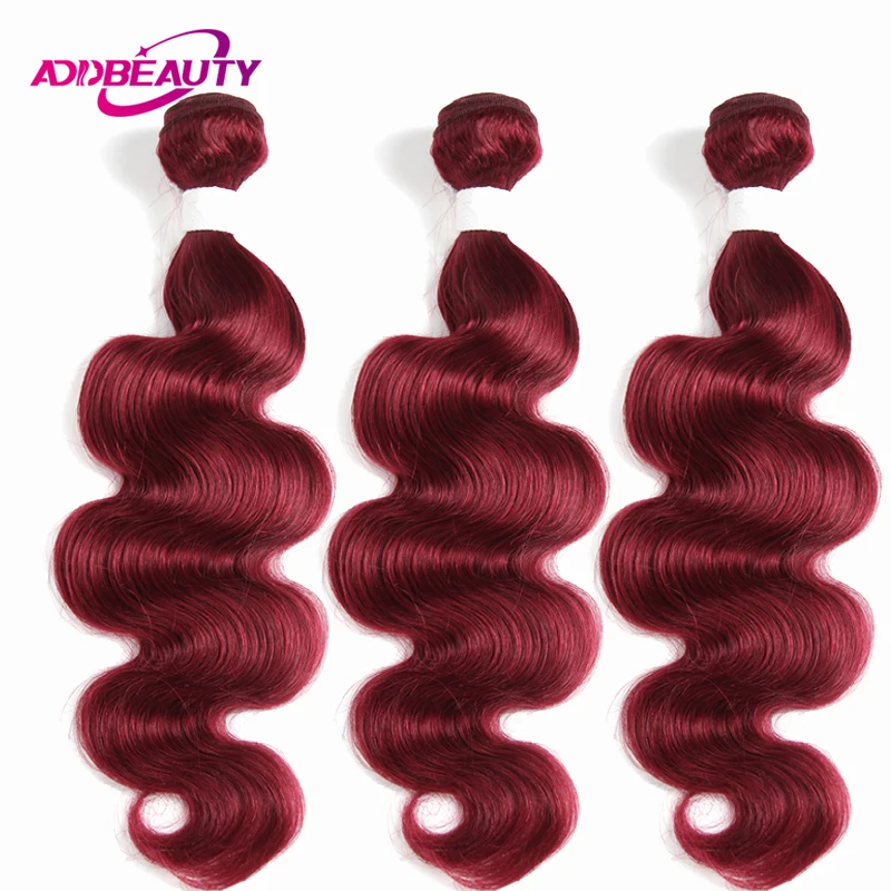 Addbeauty BURG Color Wine Red Burgundy Bundles Body Wave Brazilian Human Remy Hair Pre-colored Weave Extension Inch Double Weft
Addbeauty BURG Color Wine Red Burgundy Bundles Body Wave Brazilian Human Remy Hair Pre-colored Weave Extension Inch Double Weft