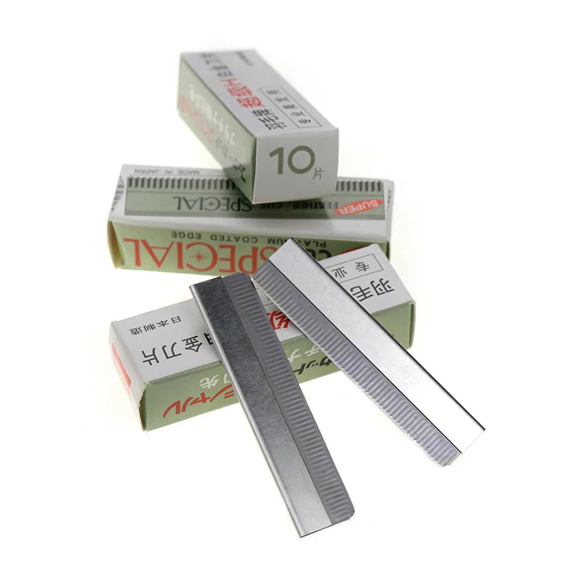 10Pcs/Pack Stainless Steel Sharp Eyebrow Trimmer Professional Replace Blade Shaver Knife Face Hair Remover Razor Makeup Kinfe
10Pcs/Pack Stainless Steel Sharp Eyebrow Trimmer Professional Replace Blade Shaver Knife Face Hair Remover Razor Makeup Kinfe