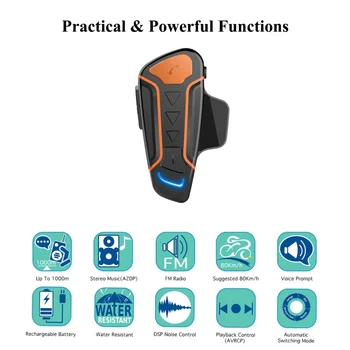 New Bluetooth Helmet Anti-interference For Motorcycle Helmet Riding Hands Free Headphone motorcycle bluetooth intercom
New Bluetooth Helmet Anti-interference For Motorcycle Helmet Riding Hands Free Headphone motorcycle bluetooth intercom