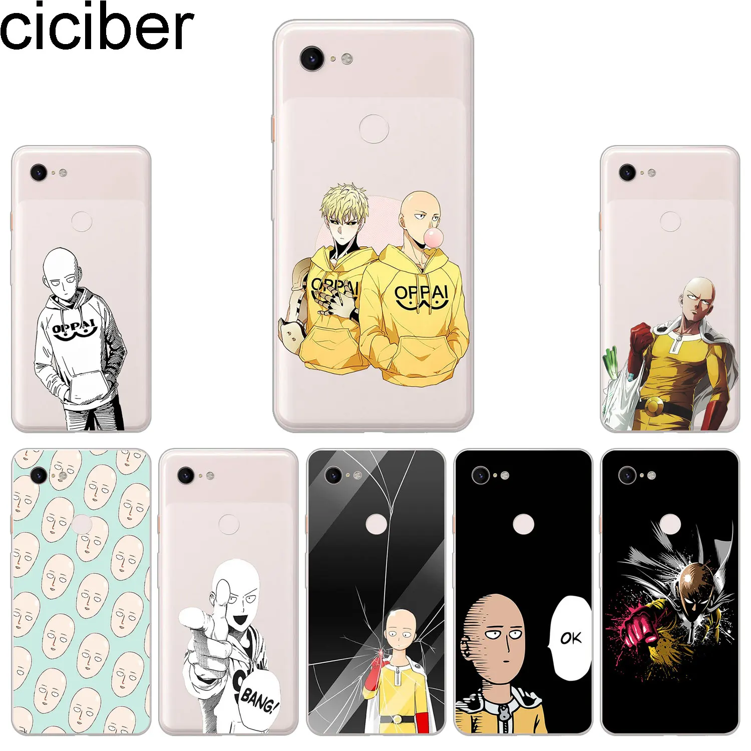 ciciber New Fashion Phone Cases For Google Pixel 3 2 XL Case Soft Silicone TPU Back Cover for Pixel 3XL 2XL One Punch Man Fundas
ciciber New Fashion Phone Cases For Google Pixel 3 2 XL Case Soft Silicone TPU Back Cover for Pixel 3XL 2XL One Punch Man Fundas