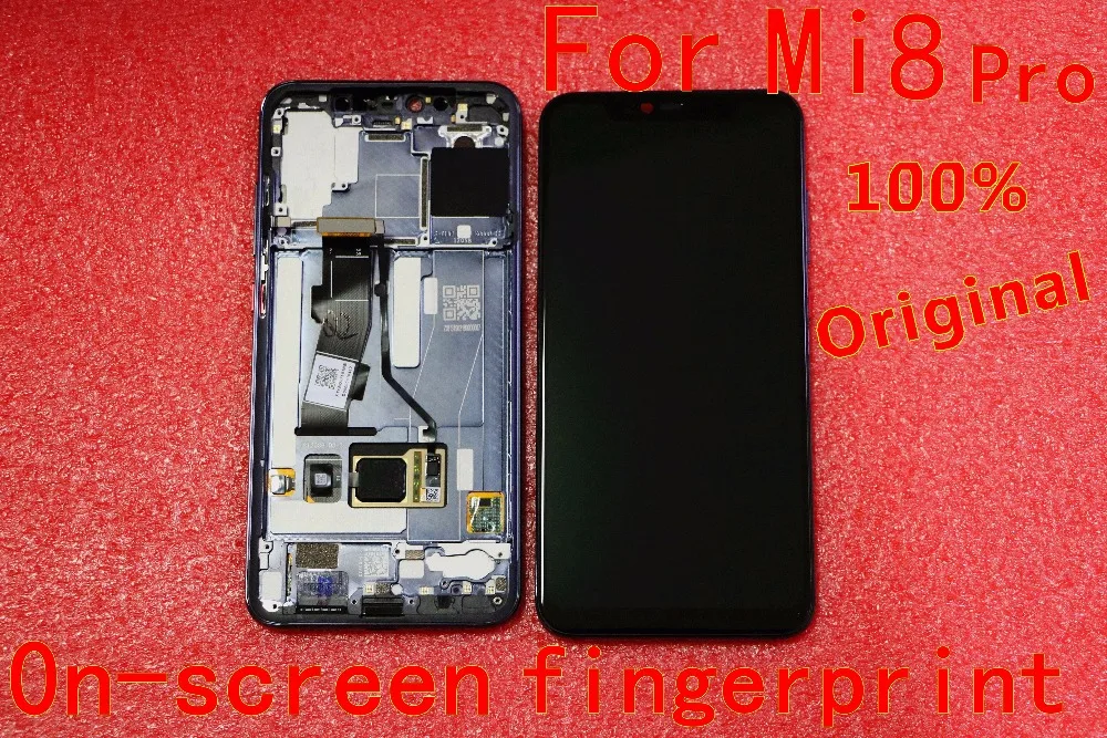 6.21" For xiaomi 8 Pro LCD mi8 pro lcd display LCD+Touch screen mi8 pro on-screen fingerprint display frame Touch Screen
6.21" For xiaomi 8 Pro LCD mi8 pro lcd display LCD+Touch screen mi8 pro on-screen fingerprint display frame Touch Screen