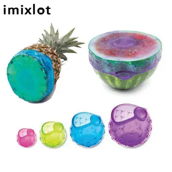 Imixlot 4PCS Reusable Reusable Silicone Food Preservation Wraps Film Seal Lid Multifunctional Kitchen Tools
Imixlot 4PCS Reusable Reusable Silicone Food Preservation Wraps Film Seal Lid Multifunctional Kitchen Tools