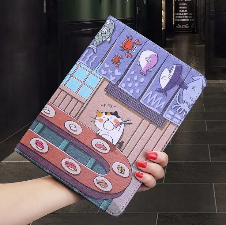 Tablet Protective Case For apple ipad pro9.7 Flip smart stand cover pu leather Cute cat Cartoon illustration Cases A1673 A1674
Tablet Protective Case For apple ipad pro9.7 Flip smart stand cover pu leather Cute cat Cartoon illustration Cases A1673 A1674