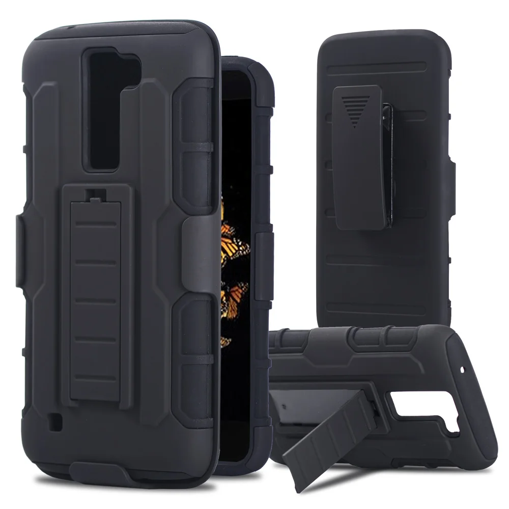 Military Style Armor Case for LG K8 PC+Soft TPU 3 IN 1 Full Protective Belt Clip Stand Case For LG K8 Lte K350 K350E K350N 5.0"
Military Style Armor Case for LG K8 PC+Soft TPU 3 IN 1 Full Protective Belt Clip Stand Case For LG K8 Lte K350 K350E K350N 5.0"