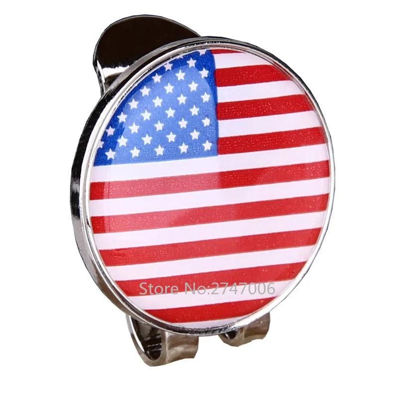 1pc/Pack USA Flag Golf Hat Clip Magnetic Cap Golf Accessories Outdoor Alloy Golf Training Aids
1pc/Pack USA Flag Golf Hat Clip Magnetic Cap Golf Accessories Outdoor Alloy Golf Training Aids
