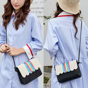 Women Fashion Cross Body Messenger Bag Rainbow Small Shoulder Bags HandBag
Women Fashion Cross Body Messenger Bag Rainbow Small Shoulder Bags HandBag