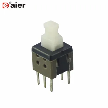 100PCS 5.8*5.8MM Self-locking Switch Push Button Switch 0.1A 250VDC DPDT DIP 6 Pins Tactile Pushbutton Key Switch Wholesale
100PCS 5.8*5.8MM Self-locking Switch Push Button Switch 0.1A 250VDC DPDT DIP 6 Pins Tactile Pushbutton Key Switch Wholesale