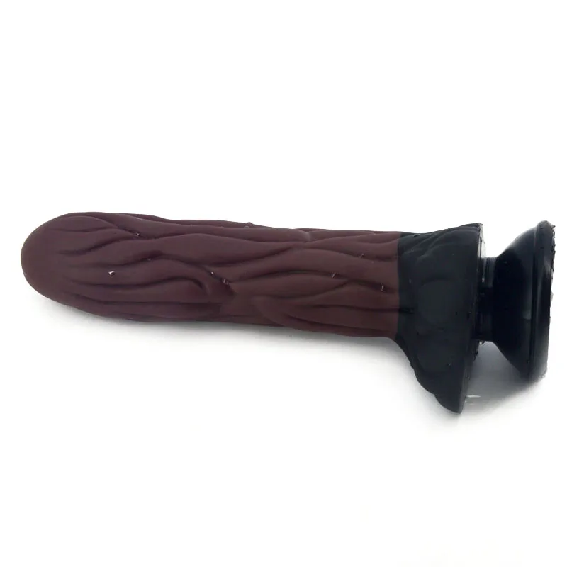 Silicong Old Bark Shape Deep Texture Dildo Perfect Substitute Normal Sized Man's Penis Insert to 6.3