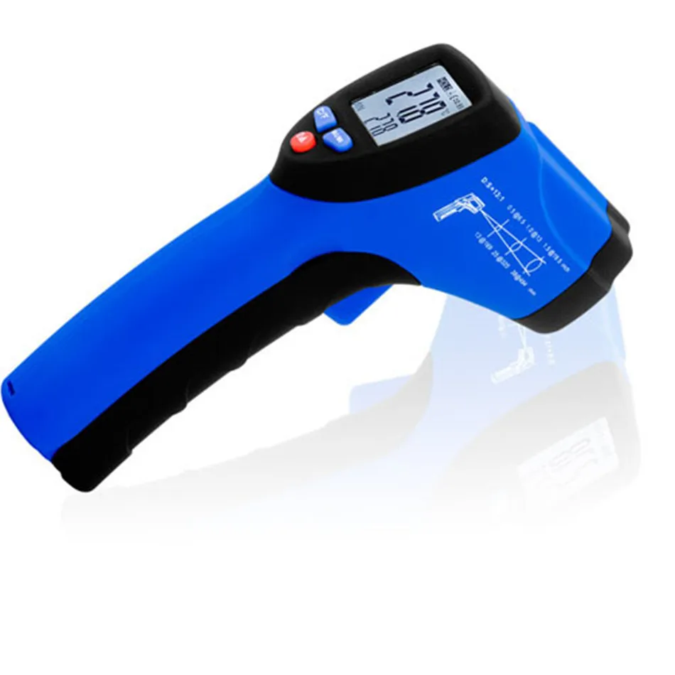 HT-835 Temperature Compact Gun IR Basic Infrared Thermometer (-50-850 Celsius) In Food Preparation Plastic Molding Asphalt
HT-835 Temperature Compact Gun IR Basic Infrared Thermometer (-50-850 Celsius) In Food Preparation Plastic Molding Asphalt
