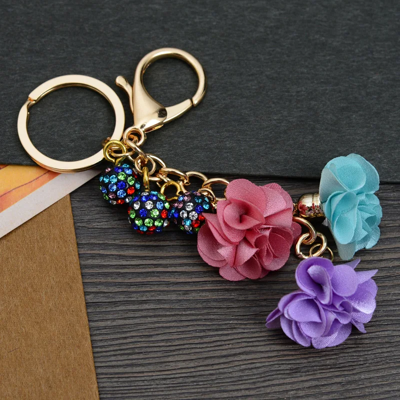 Felyskep New Small Flowers Keychain Bag Key Ring For Car Ornaments Charm For Women Key Chain 112WA
Felyskep New Small Flowers Keychain Bag Key Ring For Car Ornaments Charm For Women Key Chain 112WA