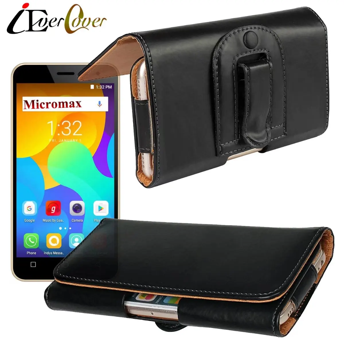 Horizontal Premium Leather Case for Micromax Bolt Warrior 2 Plus Q4220 , Evok Note E453 , Canvas Power 2 Q398 , Video 5 /4 Pouch
Horizontal Premium Leather Case for Micromax Bolt Warrior 2 Plus Q4220 , Evok Note E453 , Canvas Power 2 Q398 , Video 5 /4 Pouch