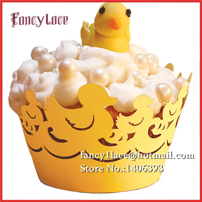 24pcs Laser Cut rubber ducks Cupcake Wrappers Cupcake Wrapper Liner Baking Cup Wedding Kids' Birthday Tea Party Home Decoration
24pcs Laser Cut rubber ducks Cupcake Wrappers Cupcake Wrapper Liner Baking Cup Wedding Kids' Birthday Tea Party Home Decoration