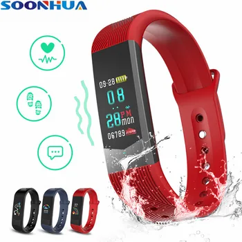 SOONHUA OLED Screen Smart Bluetooth Wristband Waterproof Bracelet Real Time Heart Rate Sleep Monitor Call Message Notification
SOONHUA OLED Screen Smart Bluetooth Wristband Waterproof Bracelet Real Time Heart Rate Sleep Monitor Call Message Notification