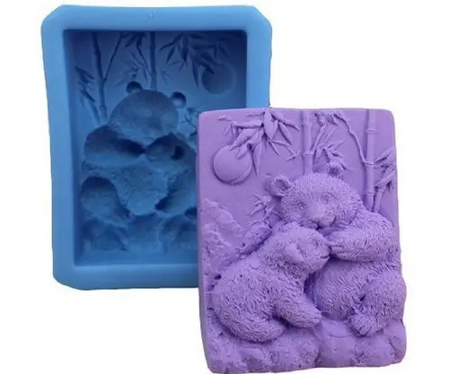 Panda Mom and Baby Silicone Soap Mold Soap Making Mould Handmade Soap Moulds Craft Art DIY Tool Soap Form
Panda Mom and Baby Silicone Soap Mold Soap Making Mould Handmade Soap Moulds Craft Art DIY Tool Soap Form