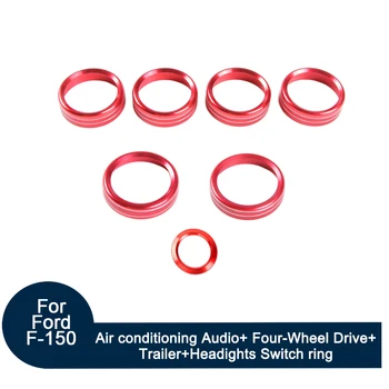 Auto Styling Air conditioning Audio+ Four-Wheel Drive+Trailer+Headlights Switch Ring Trim Fit For Ford F150 2016+ Deluxe
Auto Styling Air conditioning Audio+ Four-Wheel Drive+Trailer+Headlights Switch Ring Trim Fit For Ford F150 2016+ Deluxe