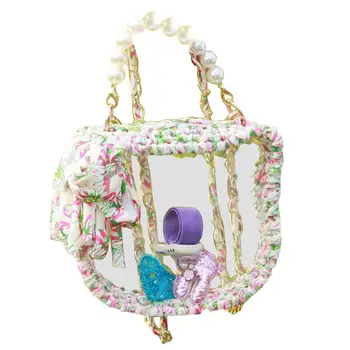Acrylic Transparent Bag Hand-Woven Bag Fashion Creative Women Woven Handmade Craft Kit Crafting Supplies For Women Ladies Girls
Acrylic Transparent Bag Hand-Woven Bag Fashion Creative Women Woven Handmade Craft Kit Crafting Supplies For Women Ladies Girls