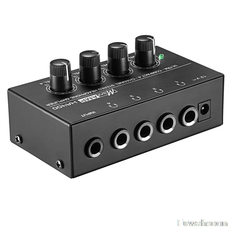 Fuwahsoon HA400 Ultra-compact 4 Channels Mini Audio Stereo Headphone Amplifier With Power Adapter Black Silver AU Plug
Fuwahsoon HA400 Ultra-compact 4 Channels Mini Audio Stereo Headphone Amplifier With Power Adapter Black Silver AU Plug