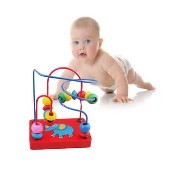 New Wooden Elephant Bead Maze Baby Kids Children Multicolor Bead Rollercoaster Maze Puzzle Toy Child early Educational Toys
New Wooden Elephant Bead Maze Baby Kids Children Multicolor Bead Rollercoaster Maze Puzzle Toy Child early Educational Toys
