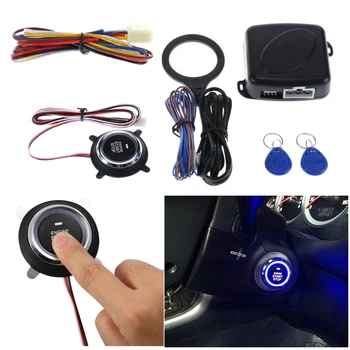 Auto Car Alarm Engine Starline Push Button Start Stop RFID Lock Ignition Switch Keyless Entry System for peugeot 206 307 407
Auto Car Alarm Engine Starline Push Button Start Stop RFID Lock Ignition Switch Keyless Entry System for peugeot 206 307 407