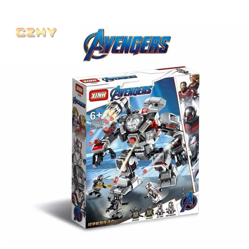 End Game Avengers 4 Building Blocks Kits Set Legoe Minifigured War Machine Outrider Ant-man Quantum suit Children Toys XH9003
End Game Avengers 4 Building Blocks Kits Set Legoe Minifigured War Machine Outrider Ant-man Quantum suit Children Toys XH9003