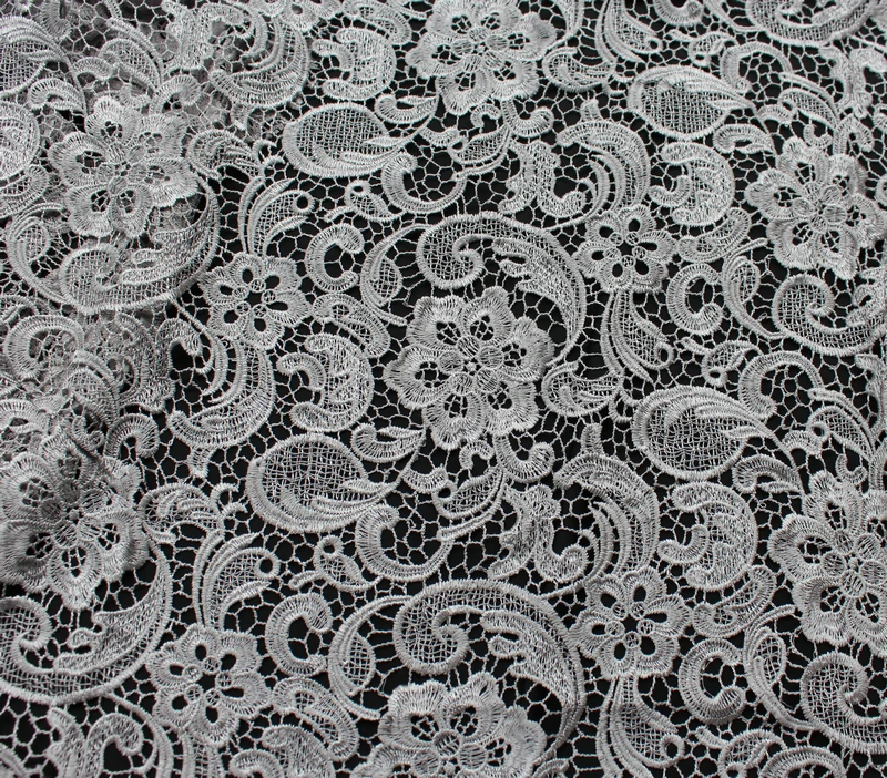 light gray Water Soluble Three-dimensional African Heavy Lace Fabrics For Wedding Lace Dress
light gray Water Soluble Three-dimensional African Heavy Lace Fabrics For Wedding Lace Dress