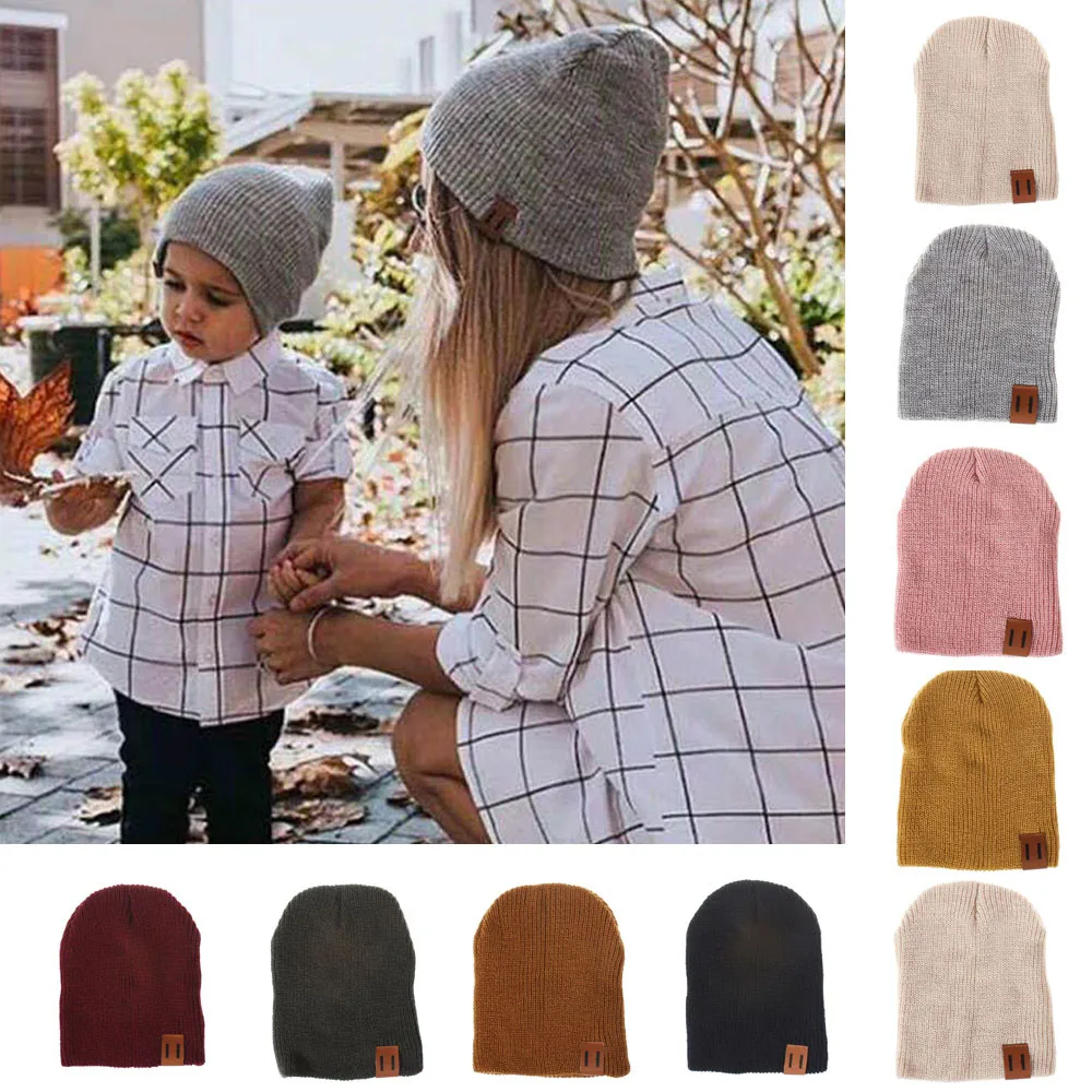 Mom&Me Fashion Women Cap Solid Color Head Baggy Warm Hat Skullies Crochet Winter Ski Beanie Skull Slouchy Caps for kid girl
Mom&Me Fashion Women Cap Solid Color Head Baggy Warm Hat Skullies Crochet Winter Ski Beanie Skull Slouchy Caps for kid girl