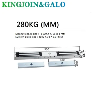 Double Door 12V-24V Electric Magnetic Lock 280KG/617lb Electromagnetic Lock Holding Force For Office Door Access Control System
Double Door 12V-24V Electric Magnetic Lock 280KG/617lb Electromagnetic Lock Holding Force For Office Door Access Control System