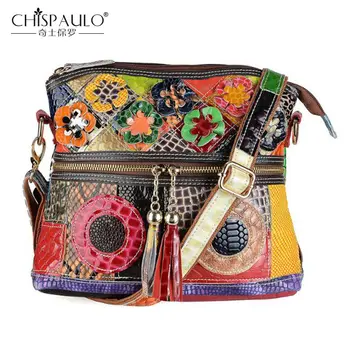 2019 Genuine Leather Bucket Women Messenger Bag Fashion Diamond Flowers Shoulder bag Patchwork multi color Cow Leather Women bag
2019 Genuine Leather Bucket Women Messenger Bag Fashion Diamond Flowers Shoulder bag Patchwork multi color Cow Leather Women bag